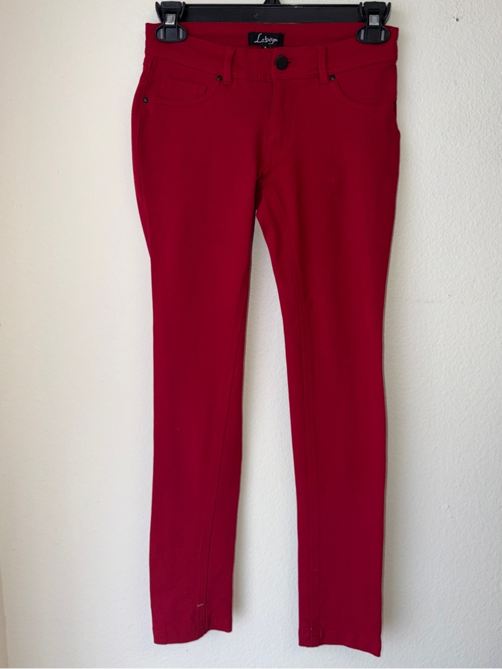 Lepage Women’s Skinny Jeans - Crimson Red